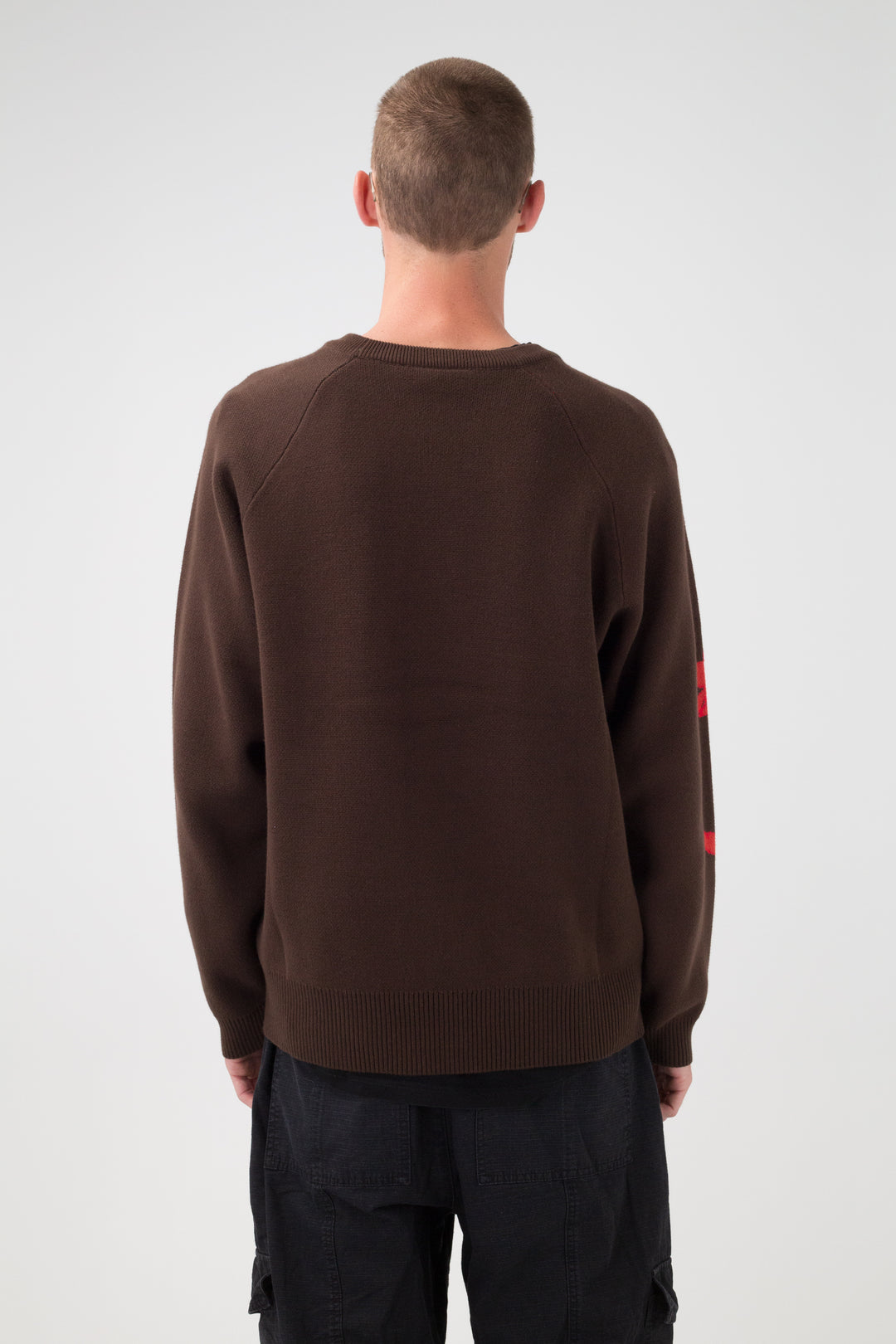 Afends Technology Recycled Raglan Knit Crew Neck
