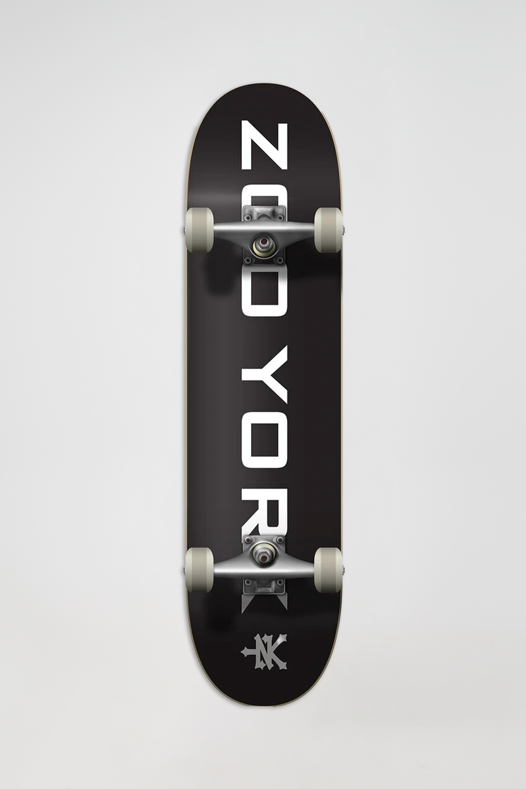 Zoo York OG 95 Logo Complete Skateboard Black/White 7.75"