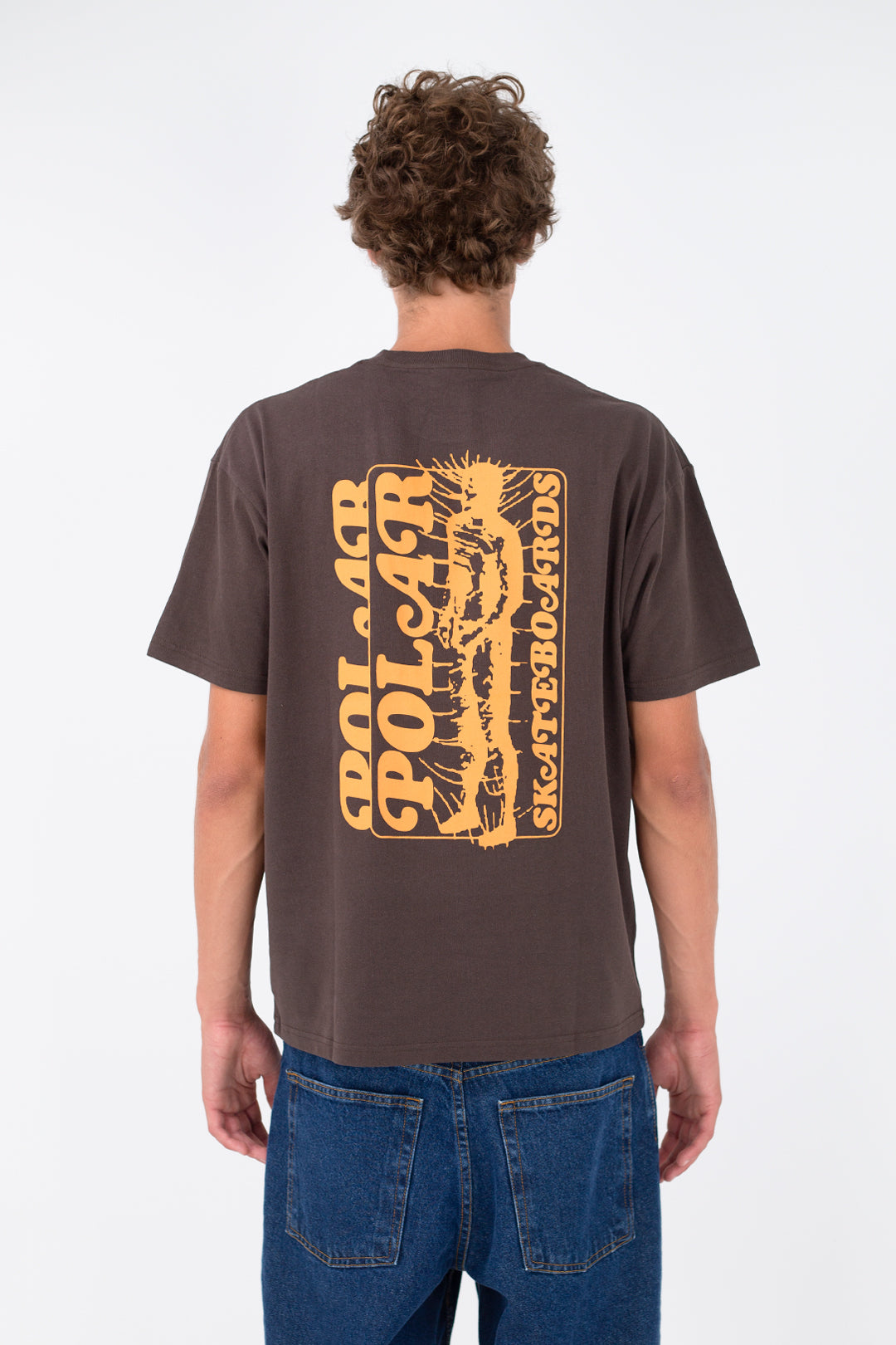 Polar Skate Co. Fields Tee Chocolate