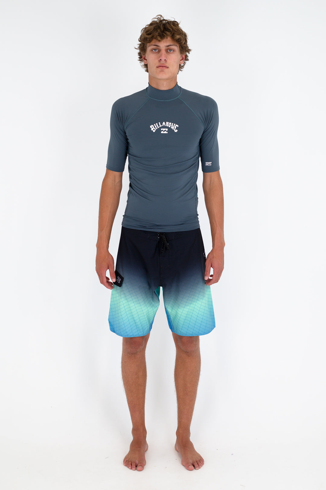 Billabong All Day Arch Rashvest Dark Slate