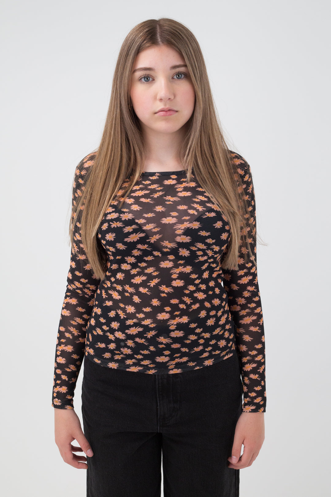 Afends Recycled Sheer Long Sleeve Top