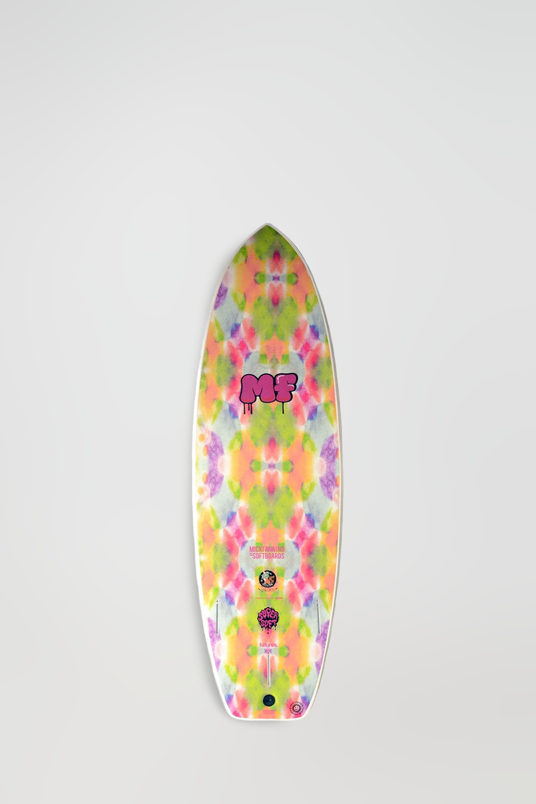 5'8 MF Unicorn Super Soft Rainbow 33L