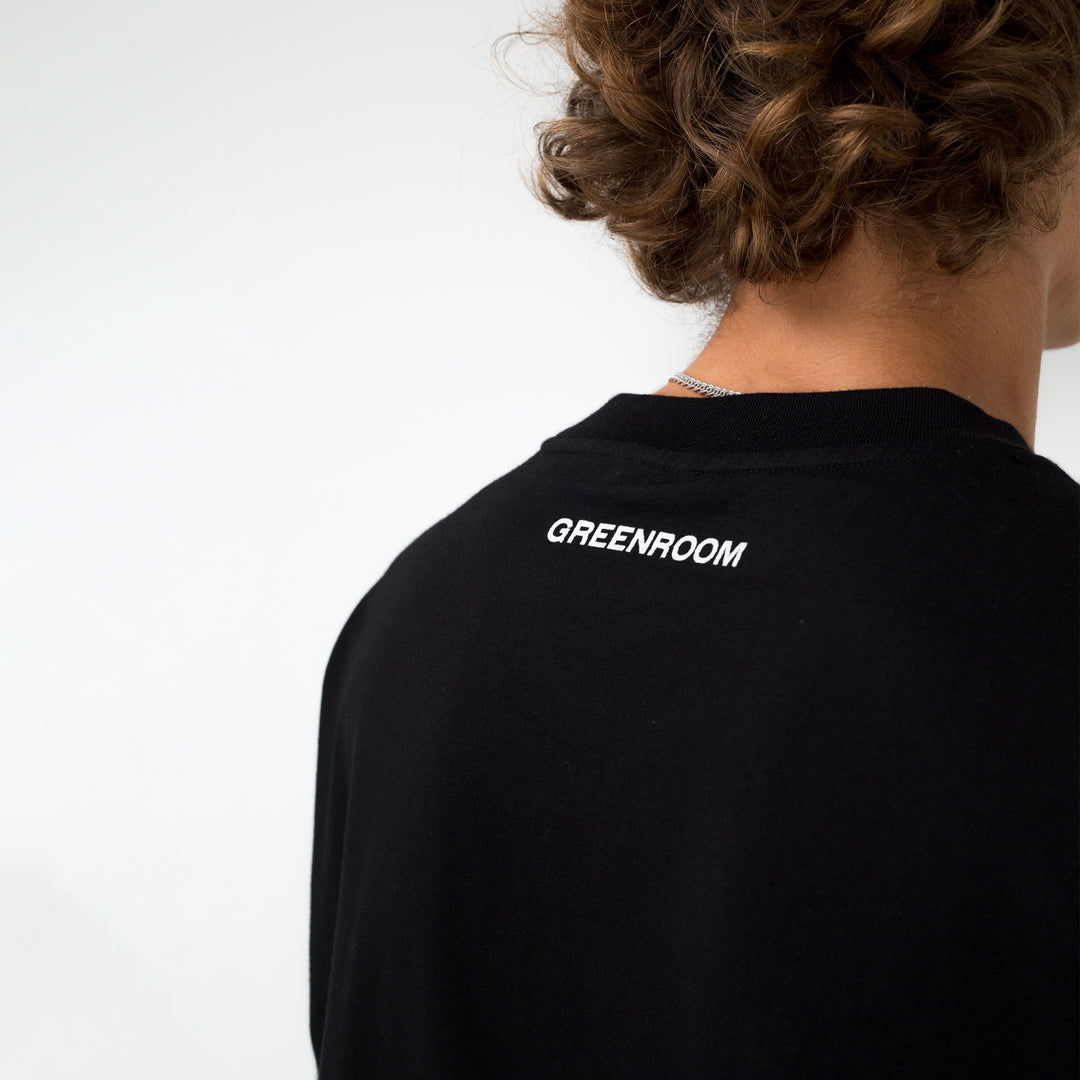 Greenroom Triple Swirl Tee Black