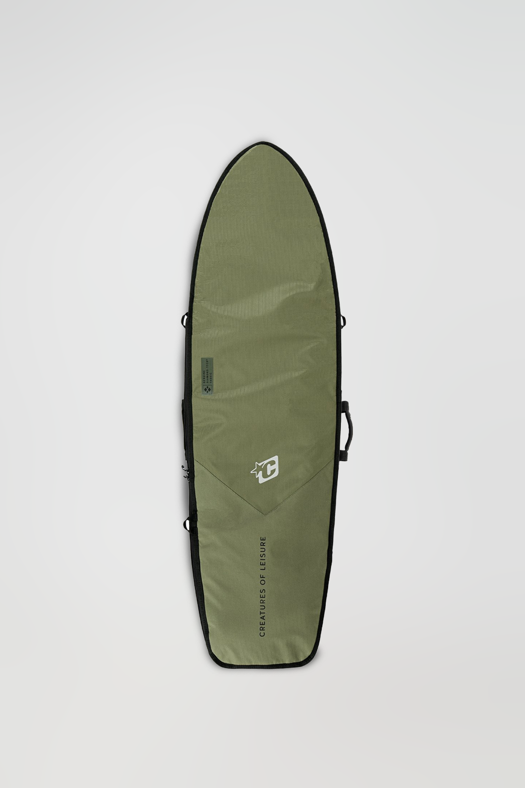 Creatures of Leisure 6'3 Fish Day Use DT2.0 Board Bag Military Black